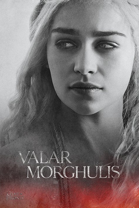 Game Of Thrones Daenerys Black & White Maxi Poster