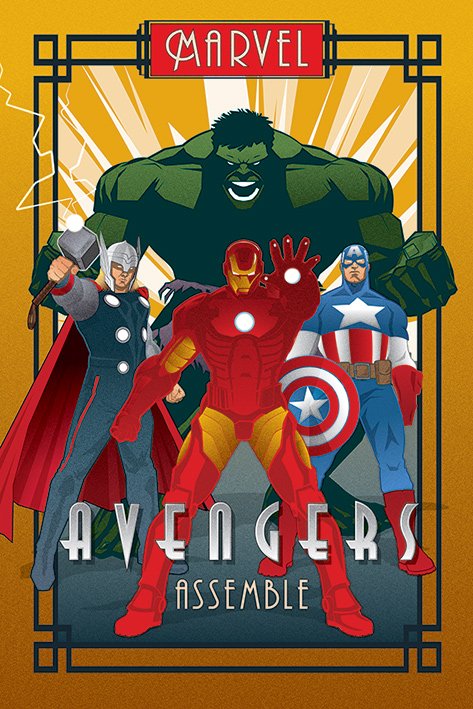 The Avengers Marvel Deco Maxi Poster