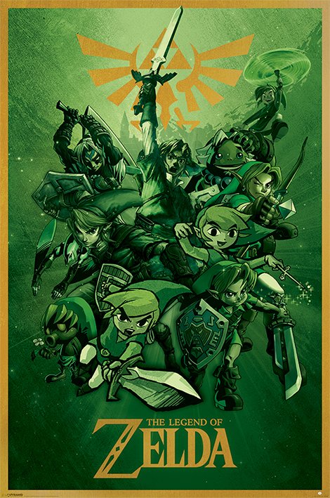 The Legend Of Zelda Link Gaming Maxi Poster