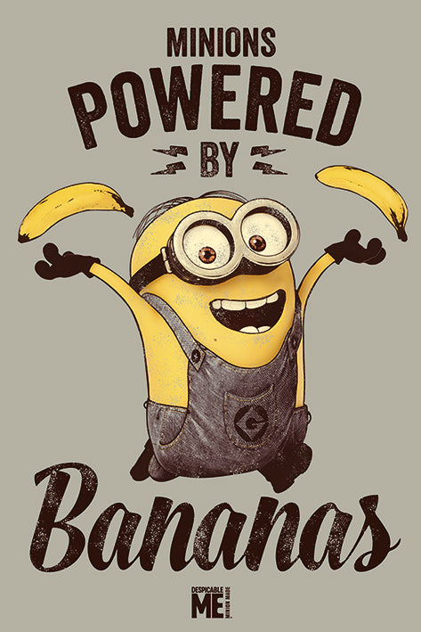 Despicable Me 2 Minions Powered By Bananas Maxi Poster