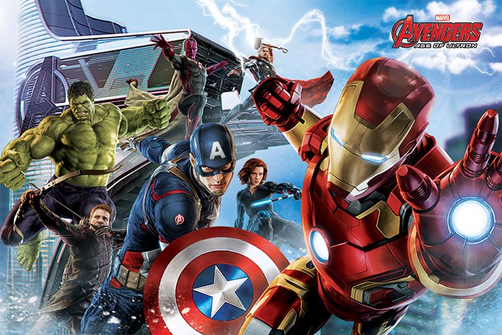 The Avengers : Age Of Ultron Film Re-Assemble Maxi Poster