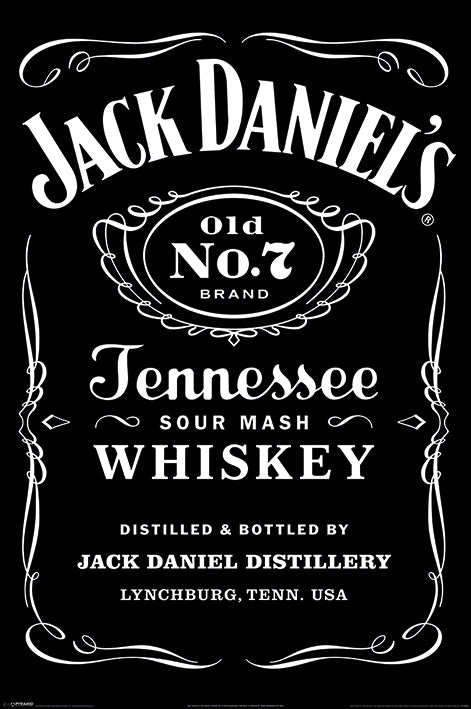Jack Daniel's Label Maxi Poster