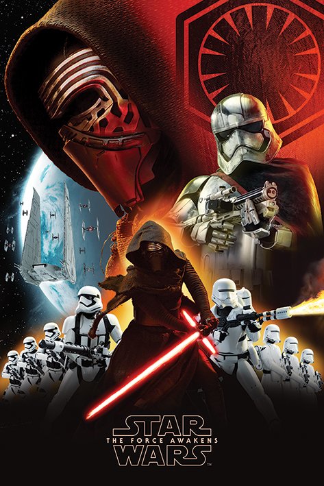 Star Wars Episode VII The Force Awakens First Order Maxi Poster