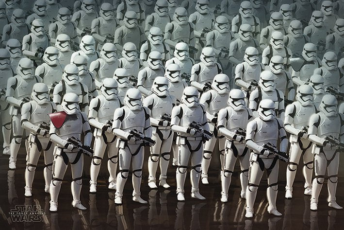 Star Wars Episode VII The Force Awakens Stormtrooper Army Maxi Poster