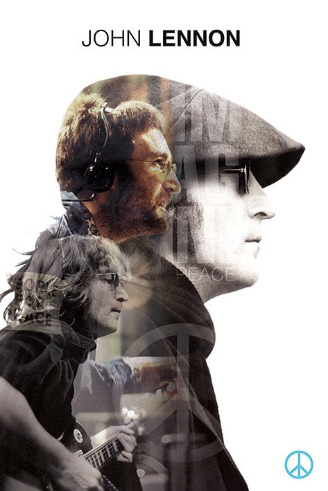 John Lennon Double Exposure Maxi Poster
