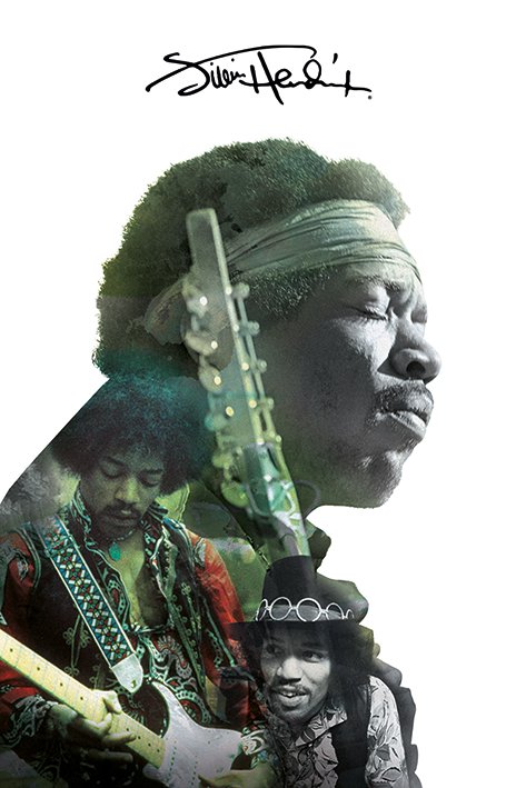 Jimi Hendrix Double Exposure Maxi Poster