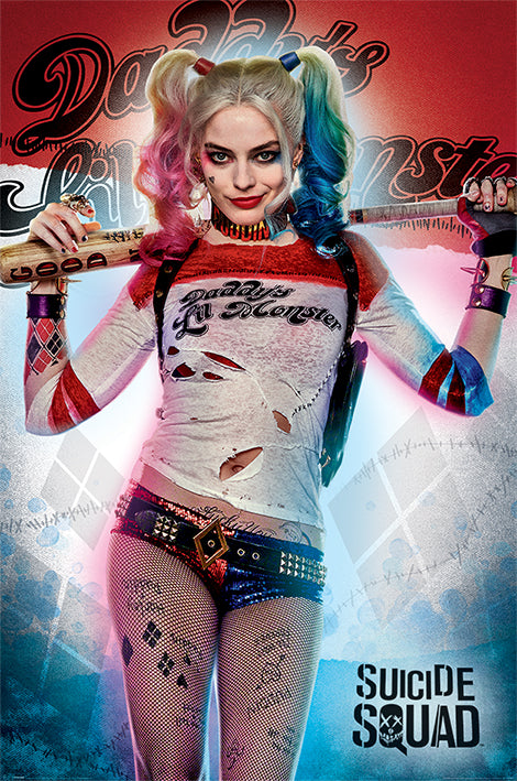 Suicide Squad Harley Quinn Daddy's Little Monster Maxi Poster