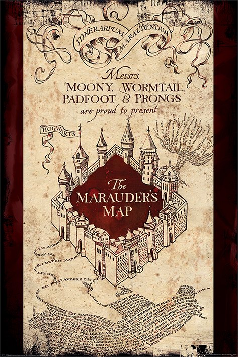 Harry Potter The Marauder's Map Maxi Poster