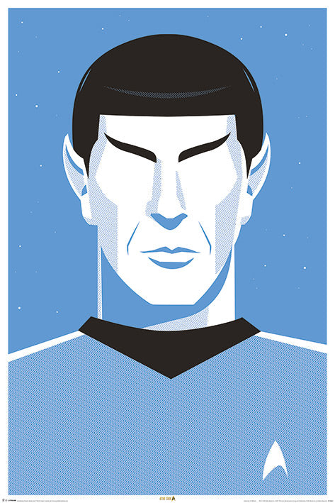 Star Trek 50th Anniversary Pop Spock Maxi Poster