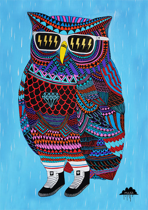 Mulga Otis The Owl Maxi Poster