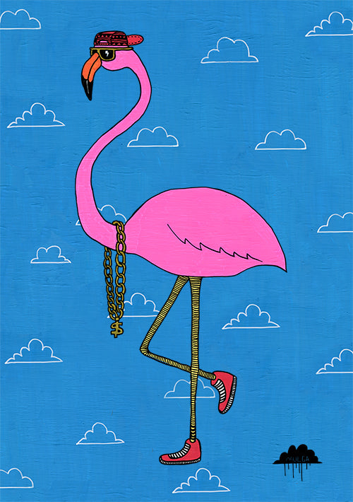 Mulga Frederick The Flamingo Maxi Poster