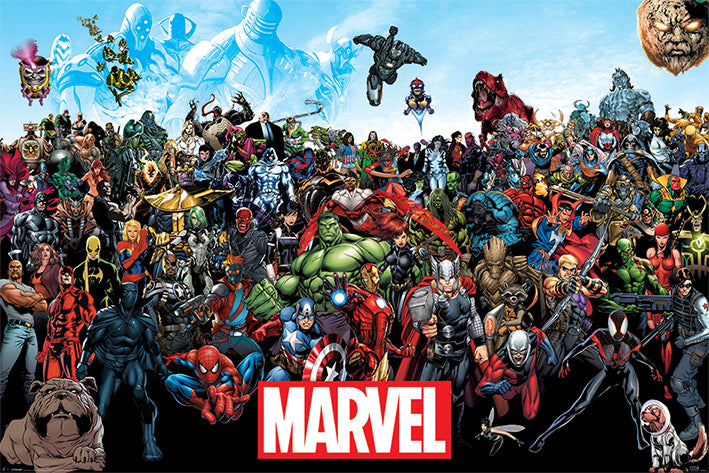 Marvel Universe Character Montage Maxi Poster