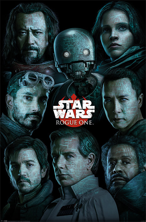 Rogue One : A Star Wars Story Characters Montage Maxi Poster