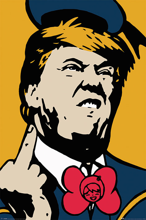 TVBOY Angry Donald Trump Maxi Poster