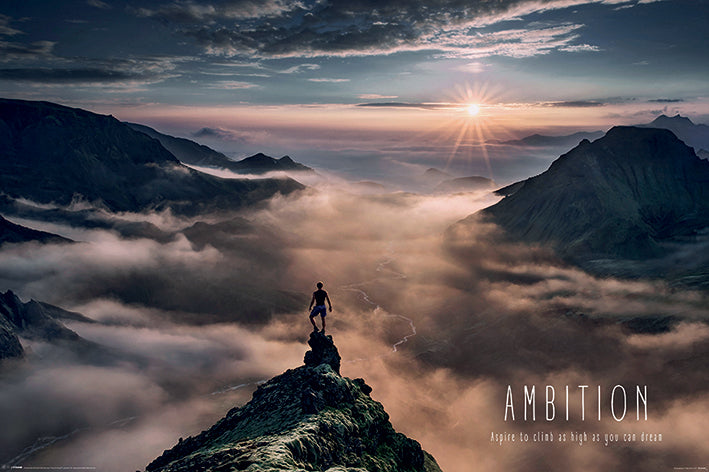 Ambition Mountain Climber # 2 Maxi Poster