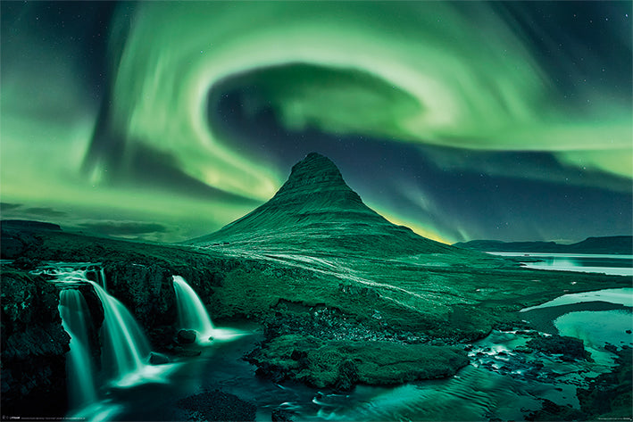 Aurora Borealis or the Northern Lights Poster
