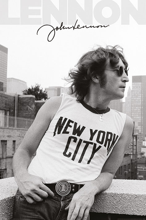 John Lennon New York City Profile Maxi Poster