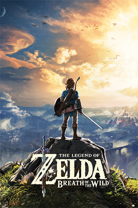 The Legend Of Zelda: Breath Of The Wild Sunset Gaming Maxi Poster