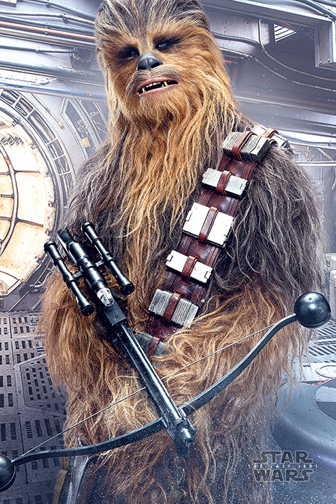 Star Wars The Last Jedi Chewbacca And Bowcaster Maxi Poster