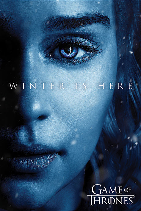 Game Of Thrones Winter Is Here Daenerys Maxi Poster
