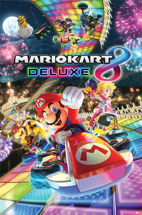 Nintendo Super Mario Kart 8 Deluxe Maxi Poster