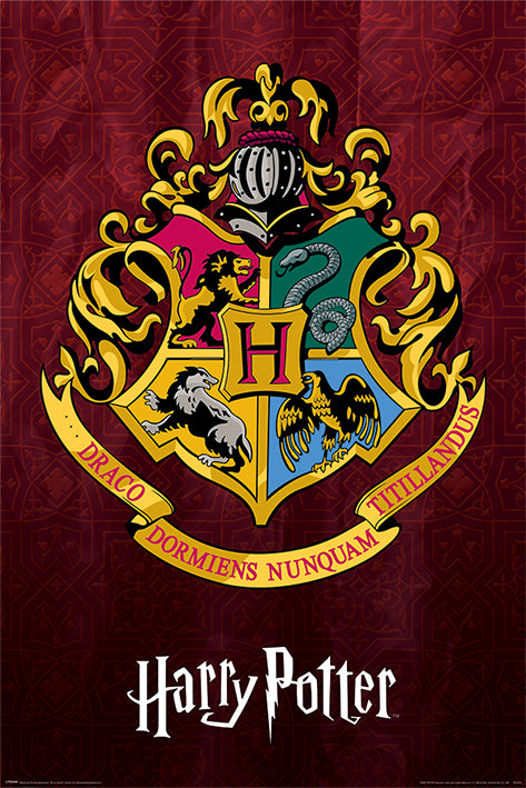 Harry Potter Hogwarts School Crest Maxi Poster