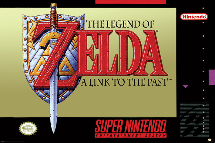 The Legend Of Zelda Super Nintendo Maxi Poster