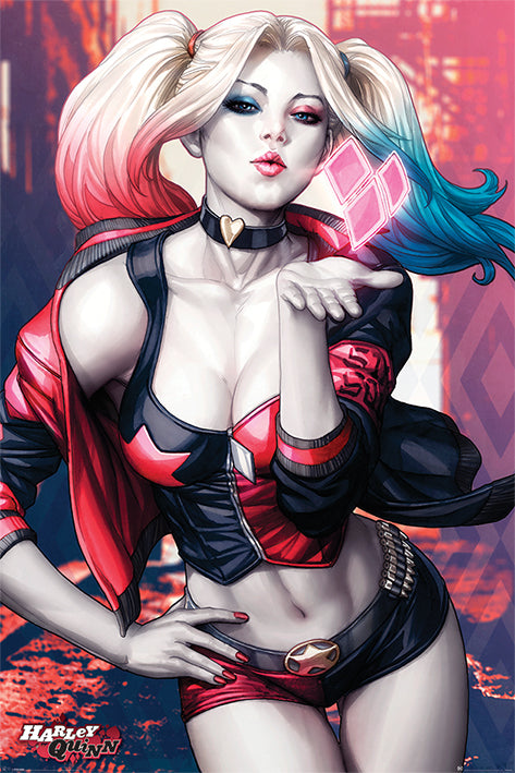 Harley Quinn Kiss Maxi Poster
