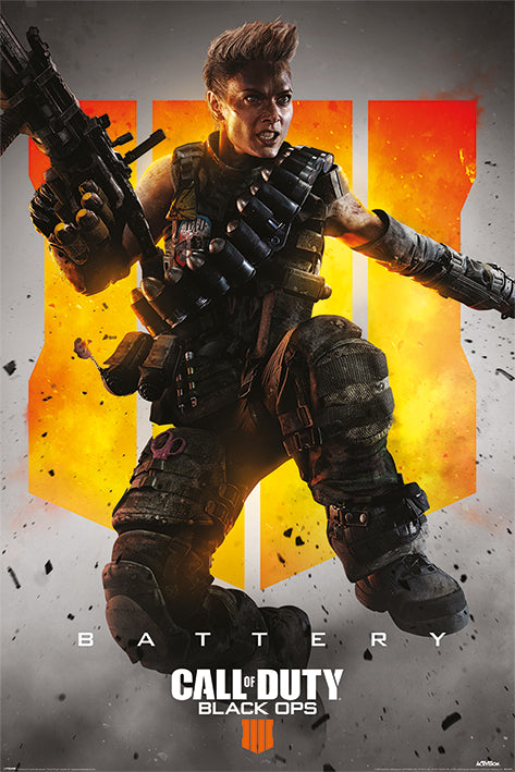 Call Of Duty Black Ops 4 Battery Maxi Poster