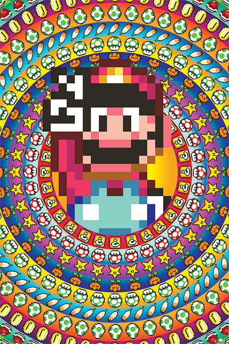 Nintendo Super Mario Power Ups Maxi Poster