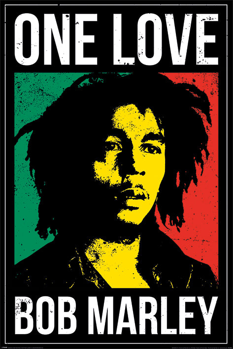 Bob Marley One Love Colour Maxi Poster