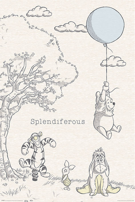 Winnie The Pooh Splendiferous Maxi Poster