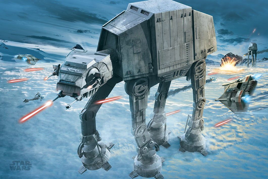 Star Wars At-At Attack Maxi Poster