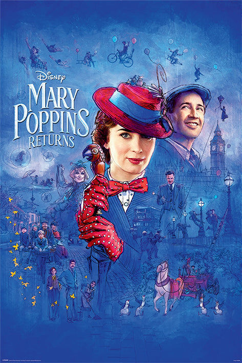 Mary Poppins Returns Maxi Poster