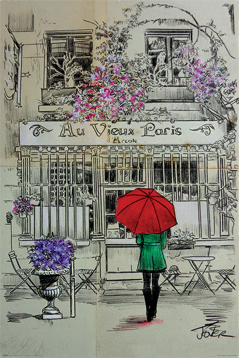 Loui Jover Au Vieux Paris Maxi Poster