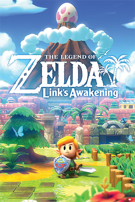 The Legend Of Zelda Link's Awakening Gaming Maxi Poster