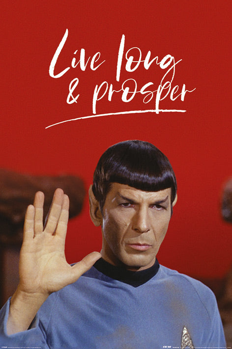 Star Trek Spock Live Long And Prosper Maxi Poster