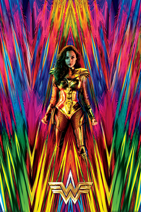 Wonder Woman 1984 Neon Static Maxi Poster