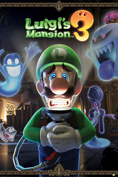 Luigi's Mansion 3 Fright Maxi Poster