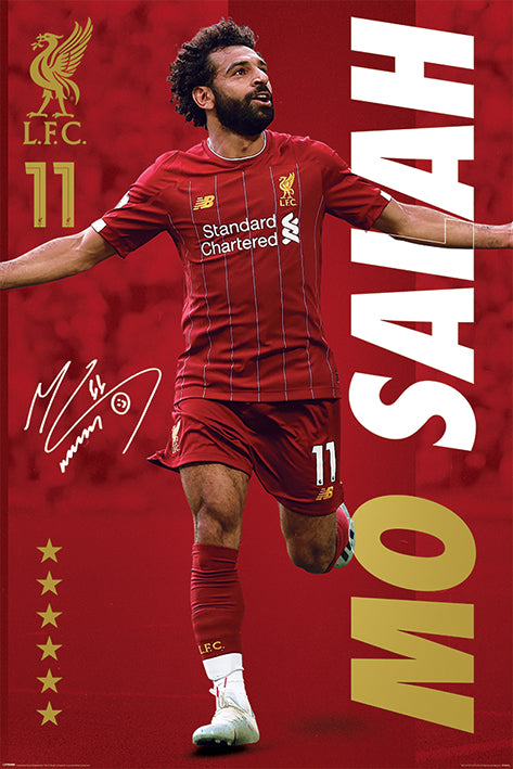 Liverpool FC Mohamed Salah 2020 Maxi Poster