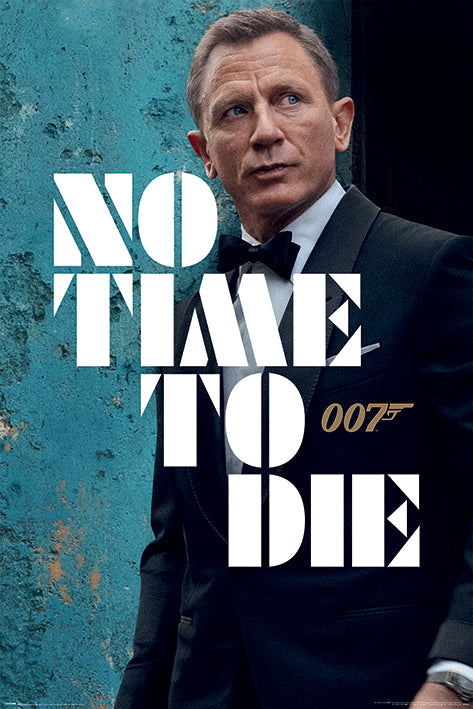 James Bond No Time To Die Azure Teaser Maxi Poster
