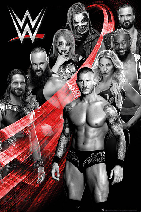 WWE Superstars Swoosh Maxi Poster