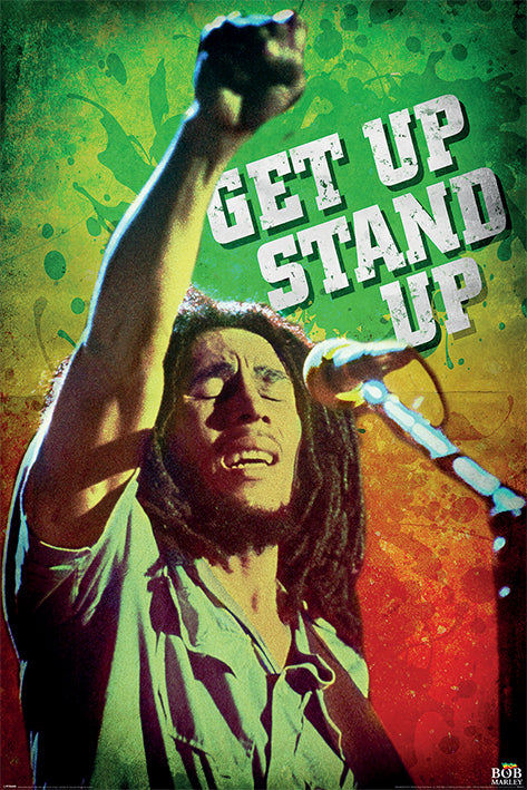Bob Marley Get Up Stand Up Colour Maxi Poster