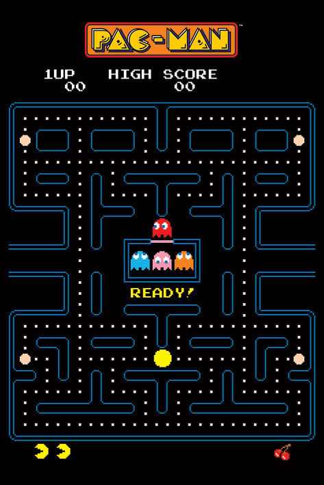 Pac-Man Maze Maxi Poster