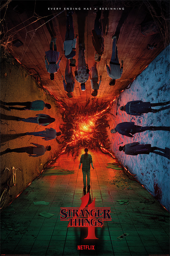 Stranger Things Season 4 Every Ending Has A Beginning Maxi Poster