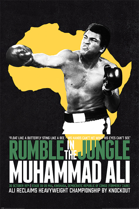 Muhammad Ali Rumble In The Jungle Maxi Poster