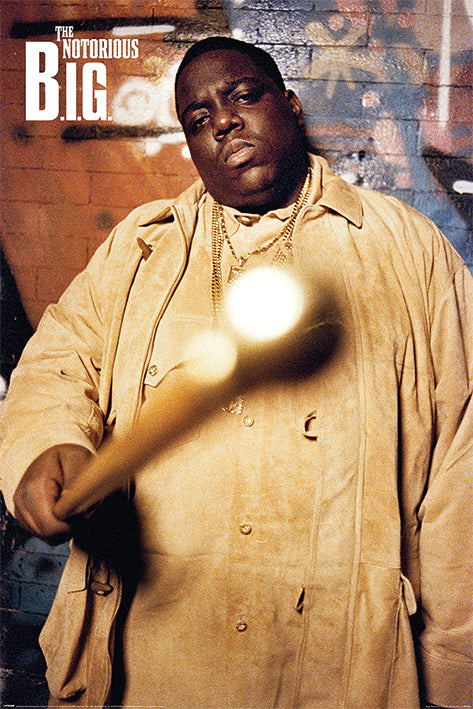 The Notorious B.I.G. Biggie Smalls Cane Maxi Poster
