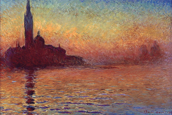 Monet San Giorgio Maggiore At Dusk Art Maxi Poster