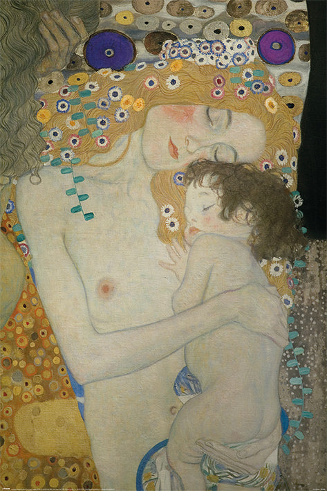 Gustav Klimt Mother And Child Art Maxi Poster