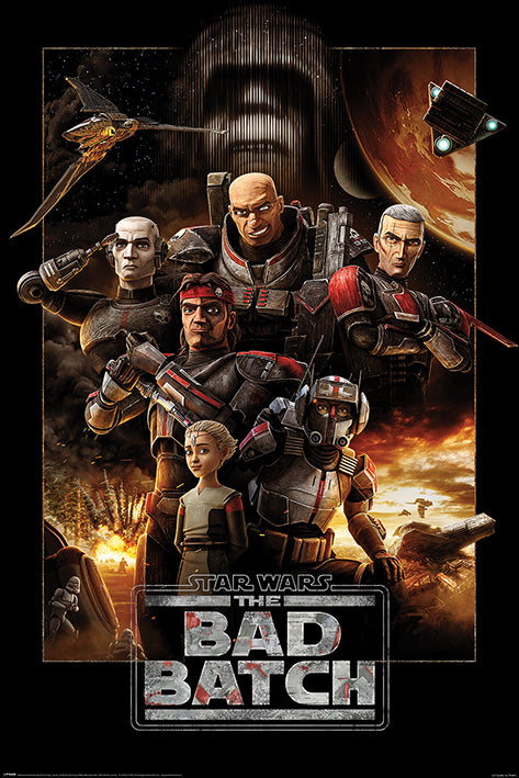 Star Wars : The Bad Batch Montage Maxi Poster